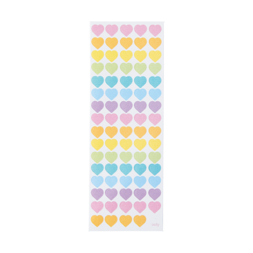 zzOoly Stickiville Stickers: Mini Hearts - Skinny (2 Sheets)