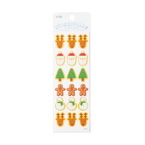 Ooly Stickiville Stickers: Christmas Cookies - Skinny (2 Sheets)