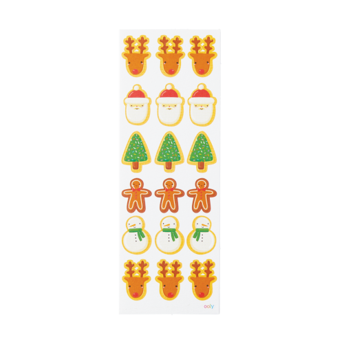 Ooly Stickiville Stickers: Christmas Cookies - Skinny (2 Sheets)