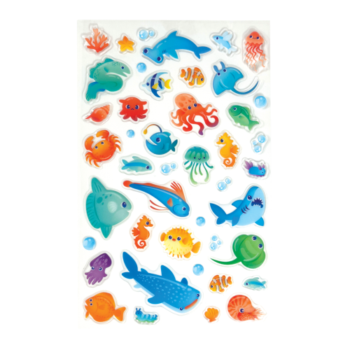 Ooly Stickiville Stickers: Blue Ocean - Standard (1 Sheet)