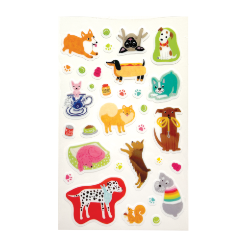 Ooly Stickiville Stickers: Quirky Dogs - Standard (1 Sheet)