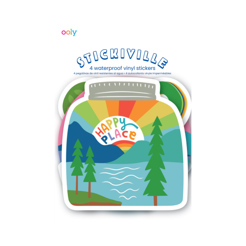 Ooly Stickiville Stickers: Wild Outdoors - Vinyl (Set of 4)