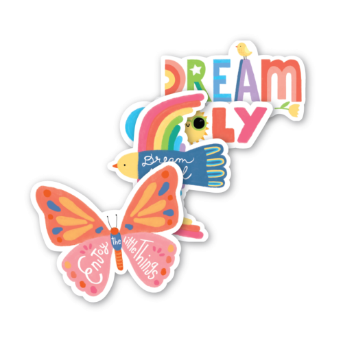 Ooly Stickiville Stickers: Dream - Vinyl (Set of 4)