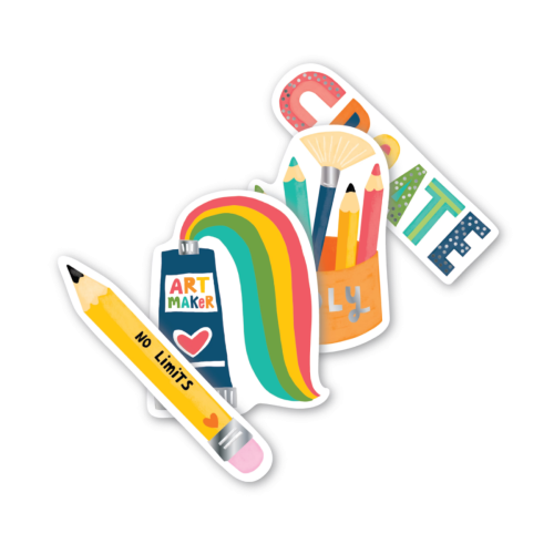 Ooly Stickiville Stickers: Art Maker - Vinyl (Set of 4)
