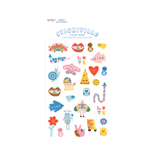 Ooly Stickiville Stickers X Suzy: Mini Mantra - Standard (1 Sheet)