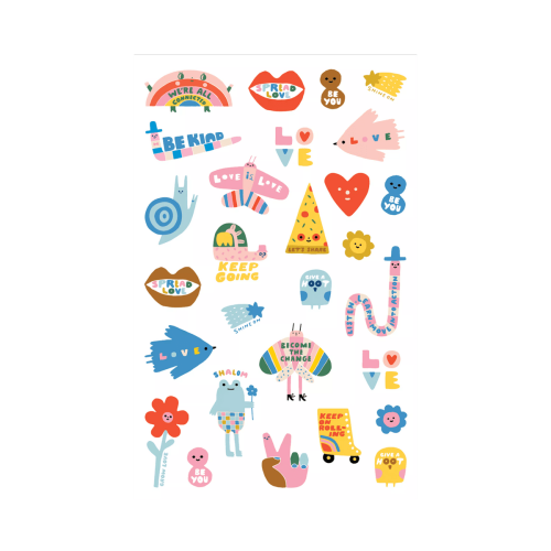 Ooly Stickiville Stickers X Suzy: Mini Mantra - Standard (1 Sheet)