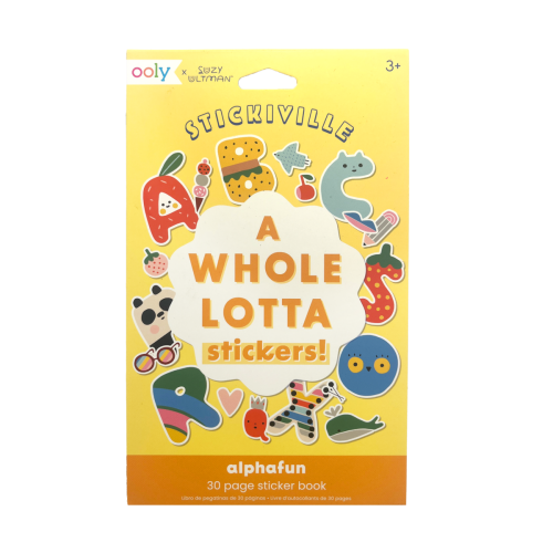 Ooly Stickiville Stickers X Suzy: A Whole Lotta Sticker Book - Alphafun
