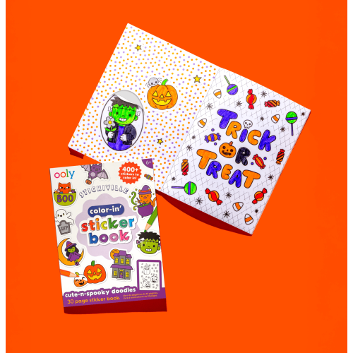 Ooly Color-in' Sticker Book - Jolly Cheer Doodles