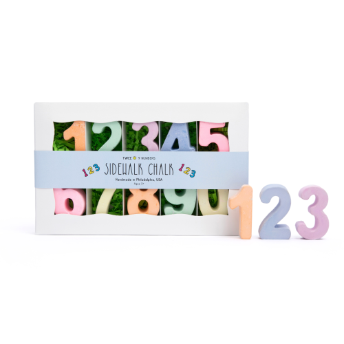 Twee Handmade Sidewalk Chalk - Numbers