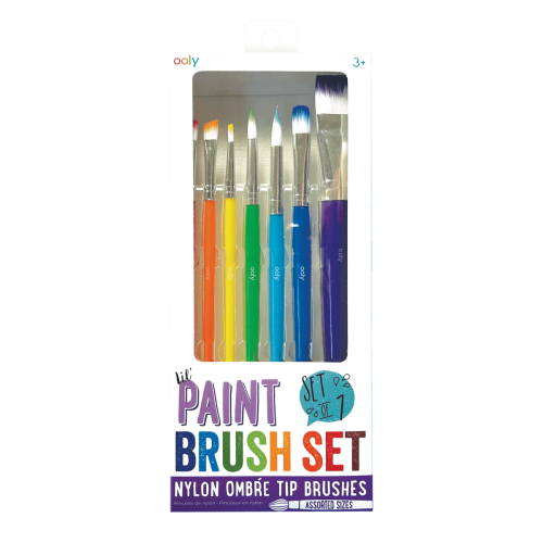 Ooly Lil' Paint Brushes - Set of 7