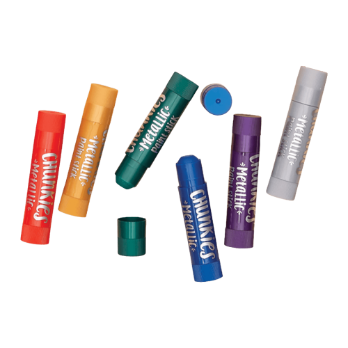 Ooly Chunkies Paint Sticks - Metallic (Set of 6)