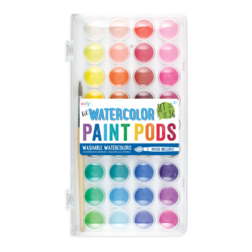 Ooly Lil' Watercolor Paint Pods - 37 PC Set