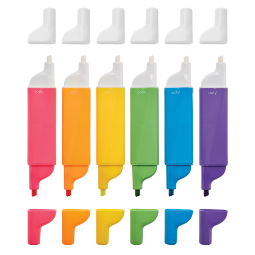 Ooly Do-Overs Erasable Highlighters (Set of 6)