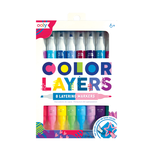 Ooly Color Layers Double-Ended Layering Markers (Set of 8 / 16 Colors)