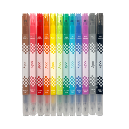 Ooly Stamp-A-Square Markers (Set of 12)