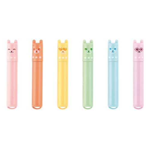 Ooly Beary Sweet Mini Scented Highlighters - Set of 6 / Display of 24 Units