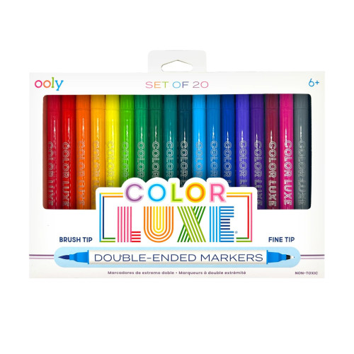 Ooly Color Luxe Double-Ended Markers (Set of 20)