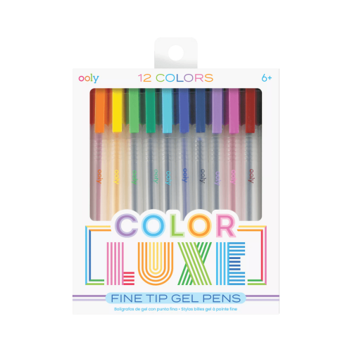 Ooly Color Luxe Colored Gel Pens - Set of 12
