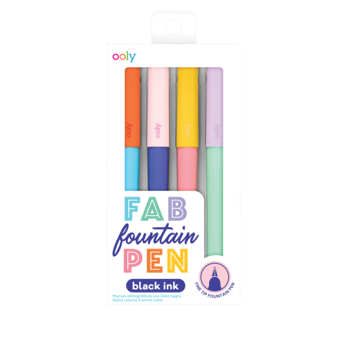 Ooly Fab Fountain Pens - Set of 4