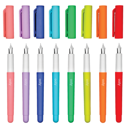 Ooly Color Write Colored Fountain Pens - Set of 8