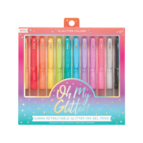 Ooly Oh My Glitter! Gel Pens - Set of 12