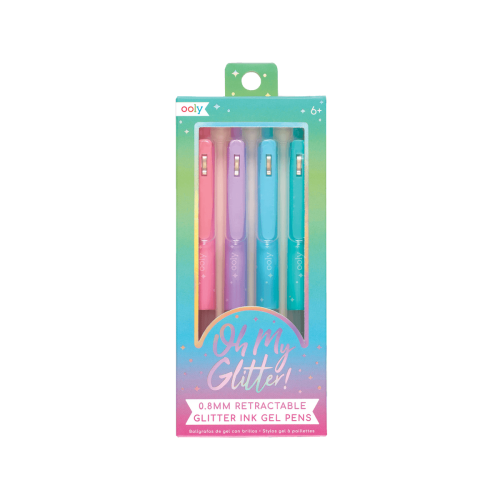 Ooly Oh My Glitter! Gel Pens - Set of 4