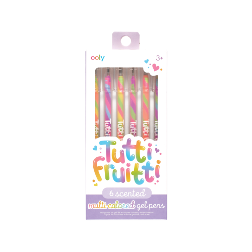 Ooly Tutti Fruitti Scented Colored Gel Pens - Set of 6