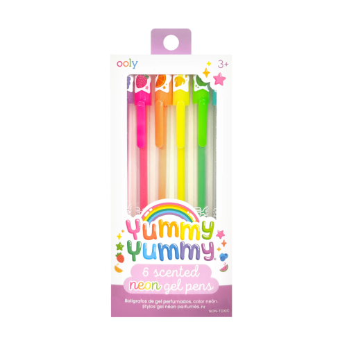 Ooly Yummy Yummy Scented Gel Pens - Neon (Set of 6)