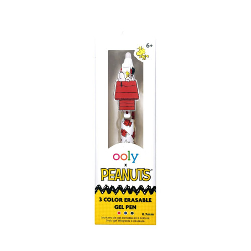 Ooly x Peanuts: 3 Color Erasable Gel Pen (1 PC)