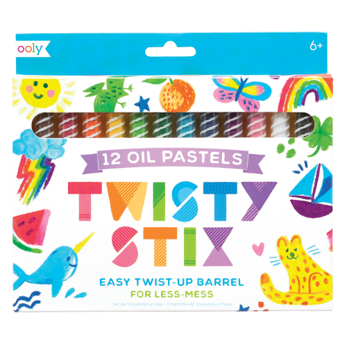 Ooly Twisty Stix Oil Pastels - Set of 12