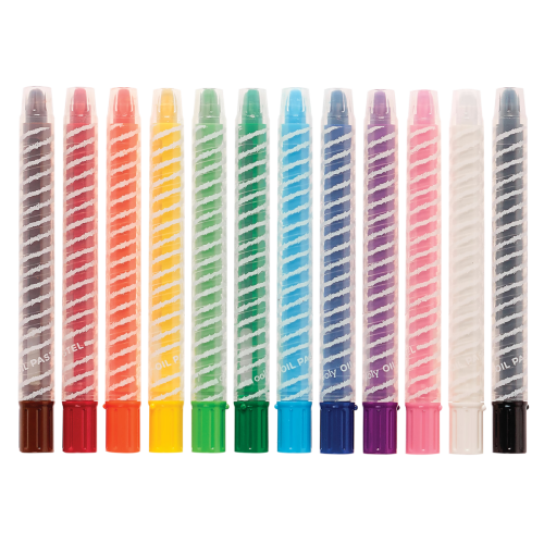 Ooly Twisty Stix Oil Pastels - Set of 12