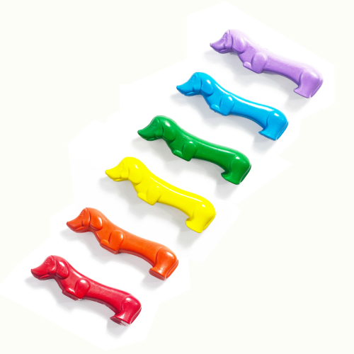 Ooly Pawsome Pups Dog Crayons- set of 6