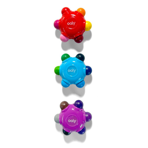 Ooly Color Burst Grip Crayons - Set of 3 / 18 Colors