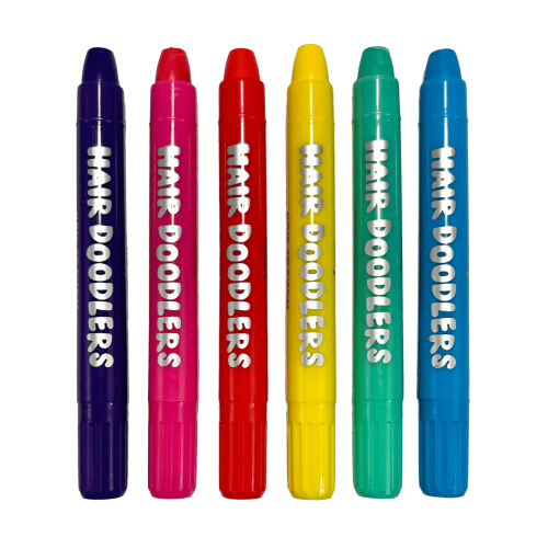 Ooly Hair Doodlers Hair Crayons - Set of 6 Colors