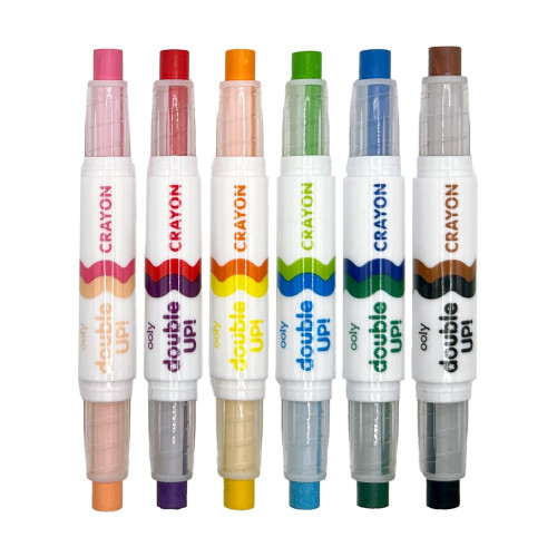 Ooly Double Up! Double-Ended Crayon (Set of 6 / 12 Colors)