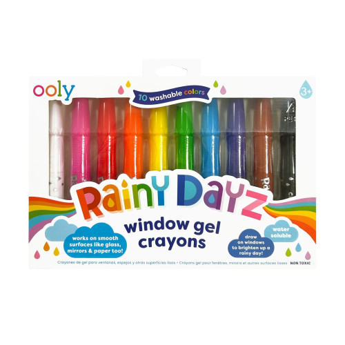Ooly Rainy Dayz: Gel Crayons (Set of 10)