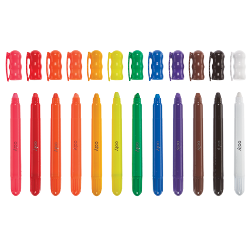 Ooly Rainy Dayz Crayons - Set of 12