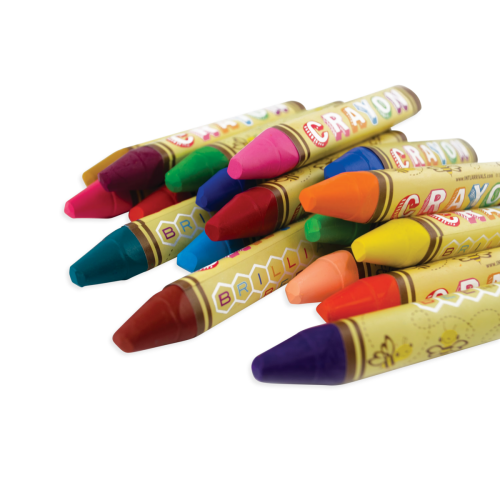 Ooly Brilliant Bee Crayons - Set of 24