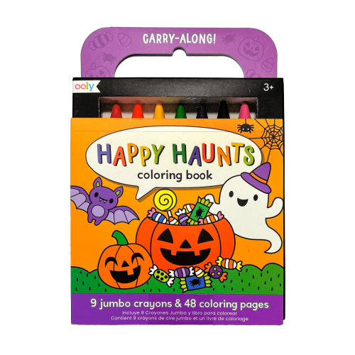 Ooly Carry Along: Coloring Book Set - Happy Haunts