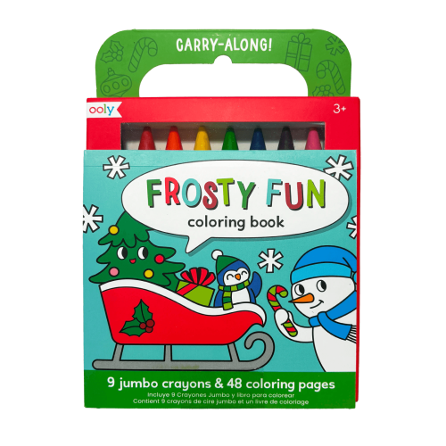 Ooly Carry Along: Coloring Book Set - Frosty Fun
