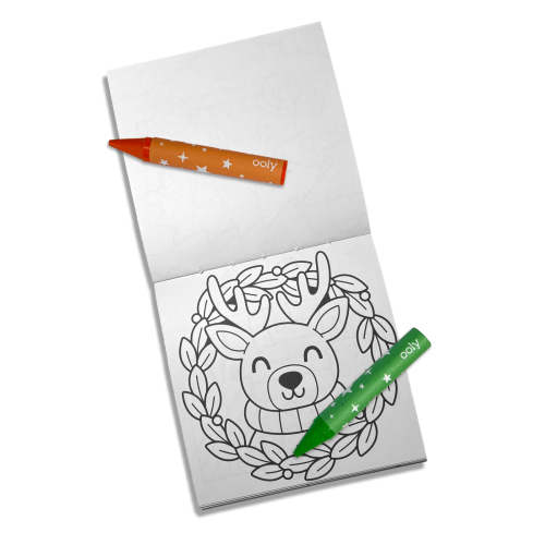 Ooly Carry Along: Coloring Book Set - Frosty Fun