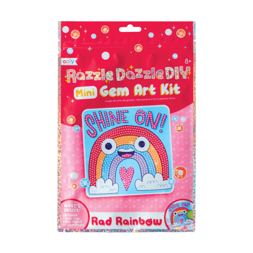 Ooly Razzle Dazzle D.I.Y Mini Gem Art Kit - Rad Rainbow
