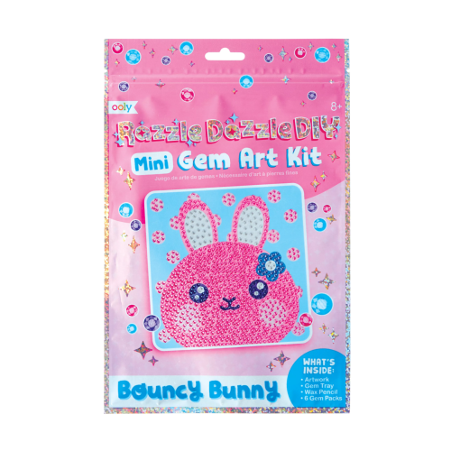 Ooly Razzle Dazzle D.I.Y. Mini Gem Art Kit - Bouncy Bunny