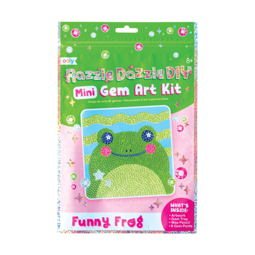 Ooly Razzle Dazzle D.I.Y. Mini Gem Art Kit - Funny Frog