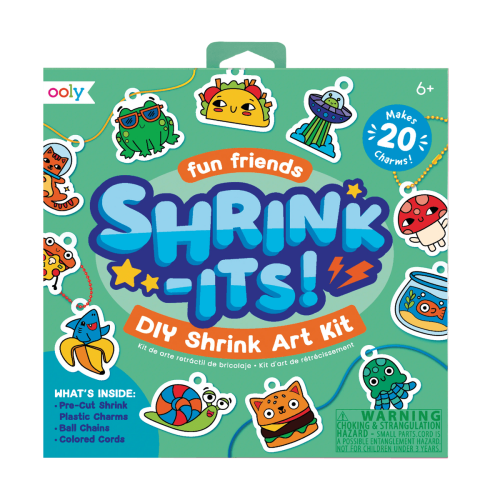 Ooly Shrink-Its! D.I.Y. Shrink Art Kit - Fun Friends
