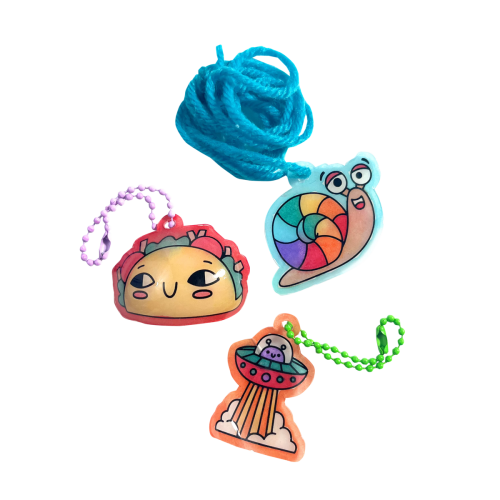 Ooly Shrink-Its! D.I.Y. Shrink Art Kit - Fun Friends