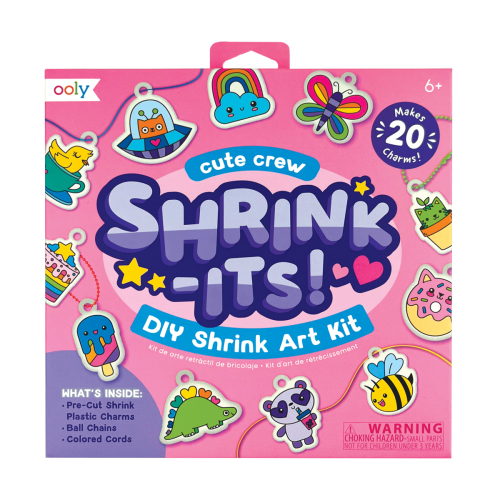 Ooly Shrink-Its! D.I.Y. Shrink Art Kit - Cute Crew