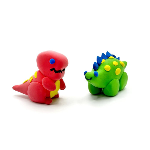Ooly Creatibles D.I.Y. Air-Dry Clay Kit: Dino. BFFs (Set of 4)