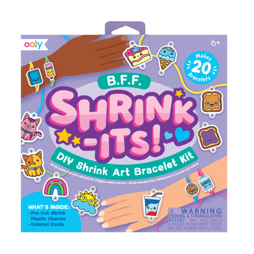 Ooly Shrink-Its! DIY Shrink Art Bracelet Kit - B.F.F