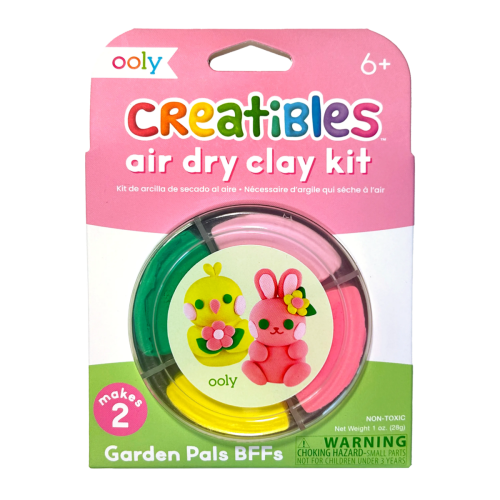 Ooly Creatibles D.I.Y. Air-Dry Clay Kit: Garden Pals BFFs (Set of 4)